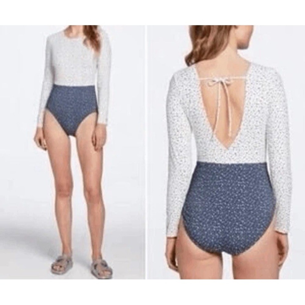 Calia Carrie Underwood Rash Guard Swimsuit One Piece Tie Back Size 4